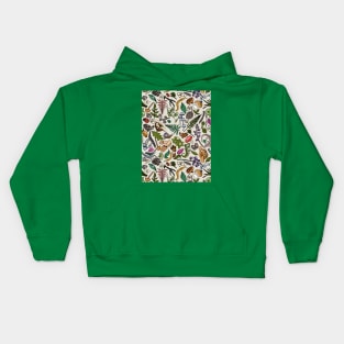 Flora and Fauna From The Redwood Forest Floor Kids Hoodie